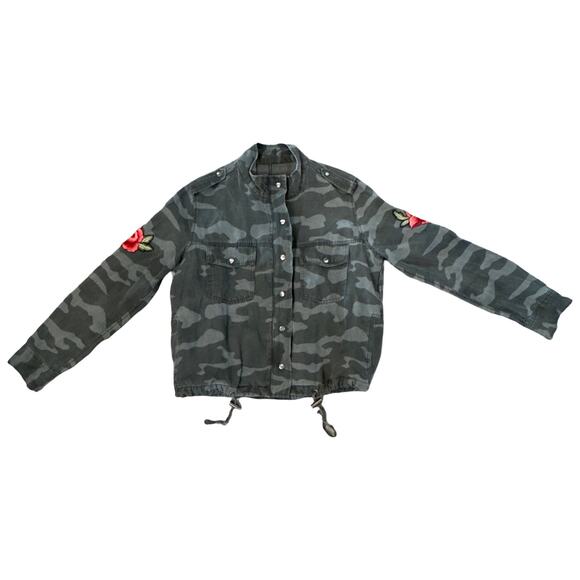 Rails Camo Rose Patch Utility Jacket Women’s XS. - Picture 4 of 15